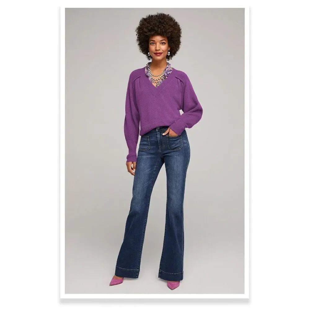 ✨Cabi Luxury Pullover Purple Sz Small Sweater✨